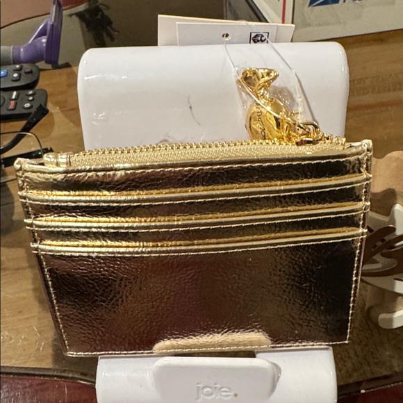 Betsey Johnson Gold OR Pink Wallet with Candy Accents | NWT - Picture 6 of 8